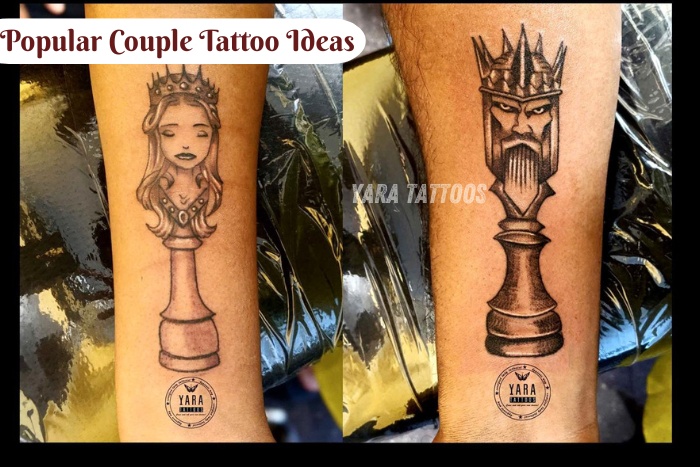 Get personalized couple tattoos crafted by expert artists at Yaara Tattoos, Coimbatore